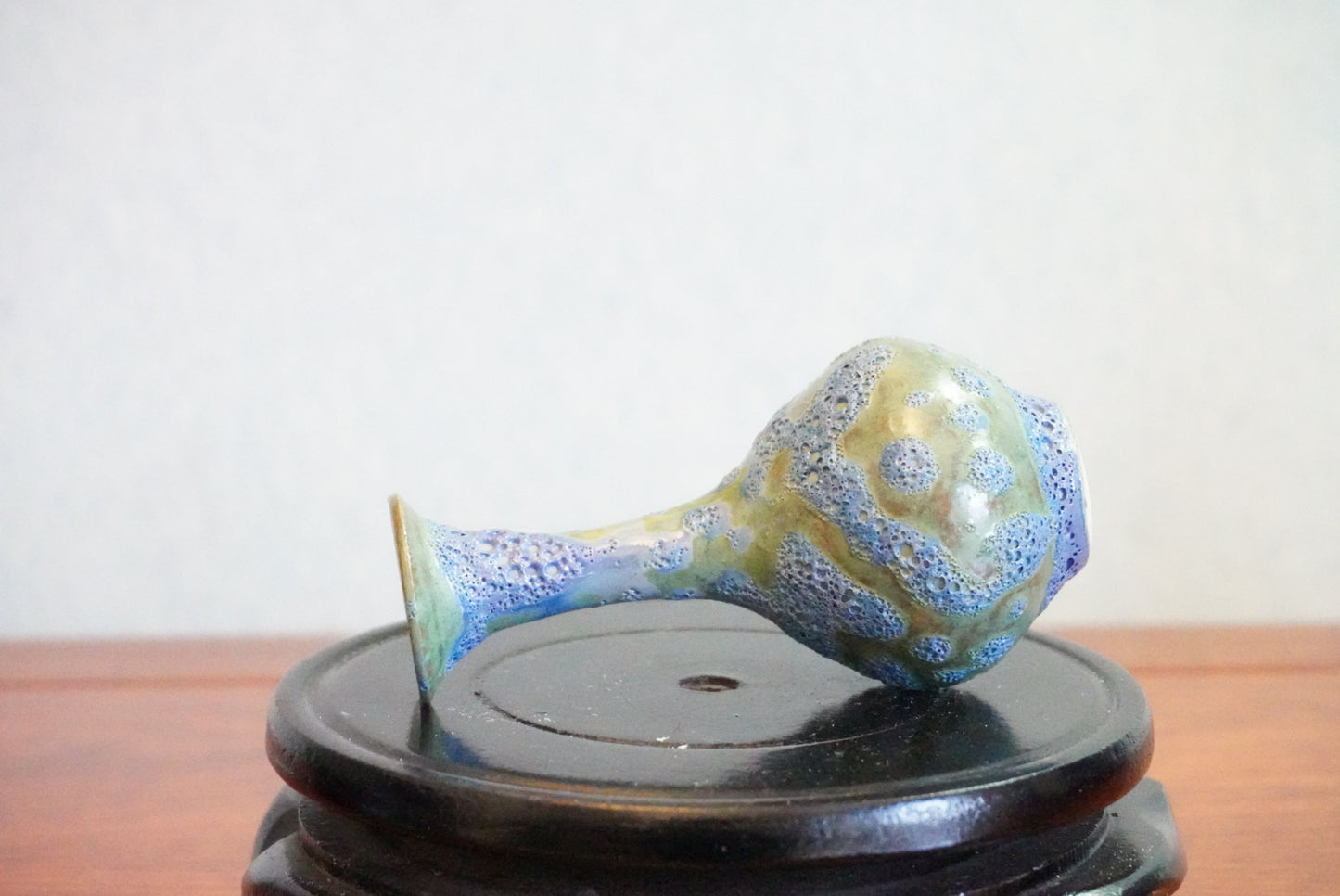Cute mini unique bubble glazed vases