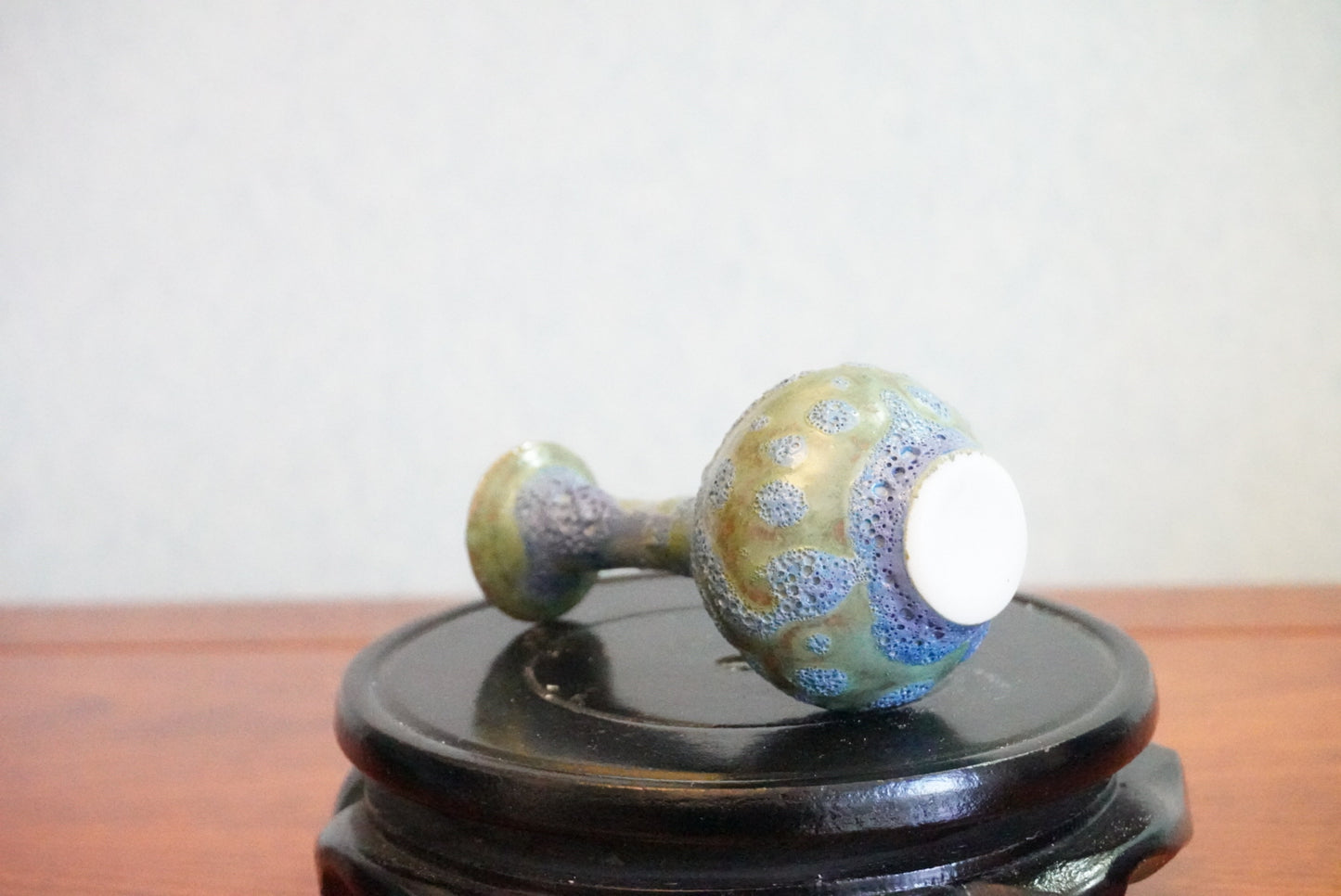 Cute mini unique bubble glazed vases