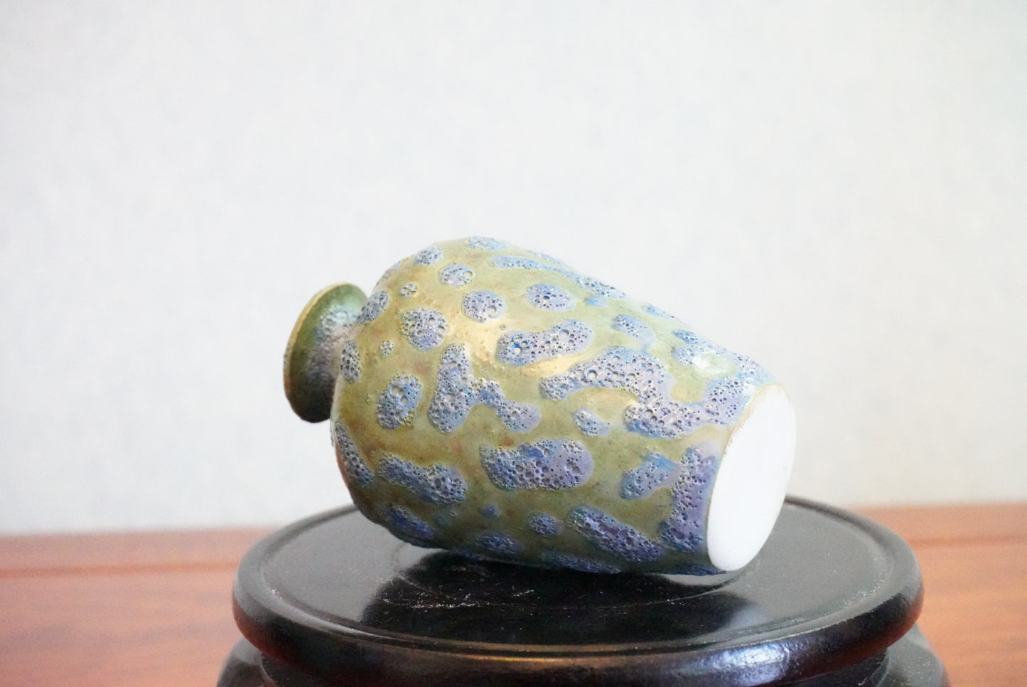 Cute mini unique bubble glazed vases