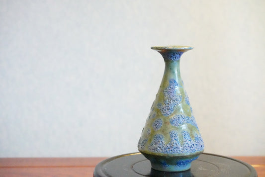 Cute mini unique bubble glazed vases