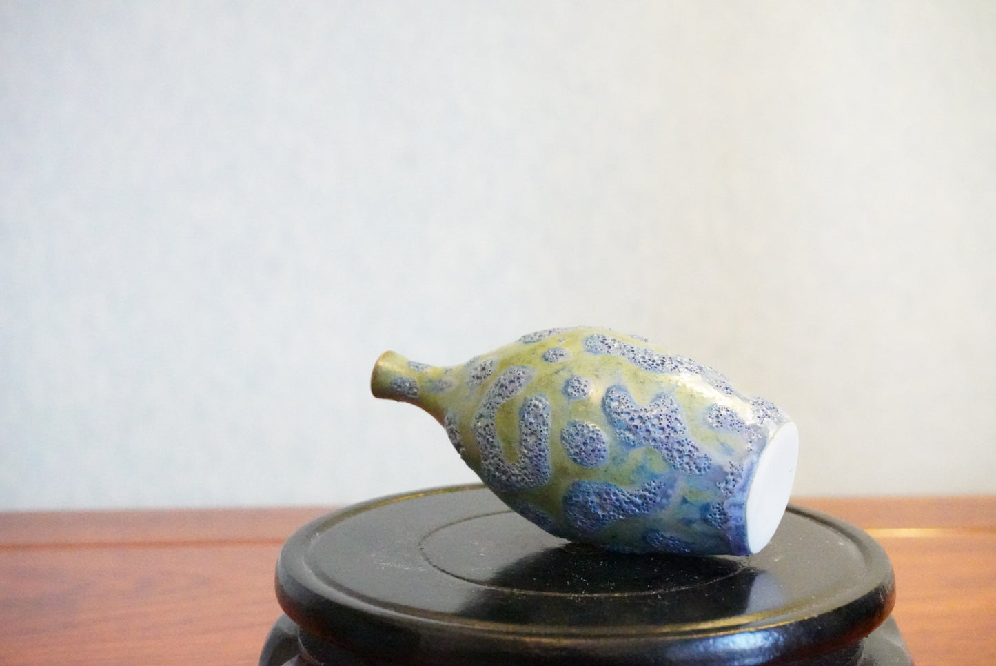 Cute mini unique bubble glazed vases