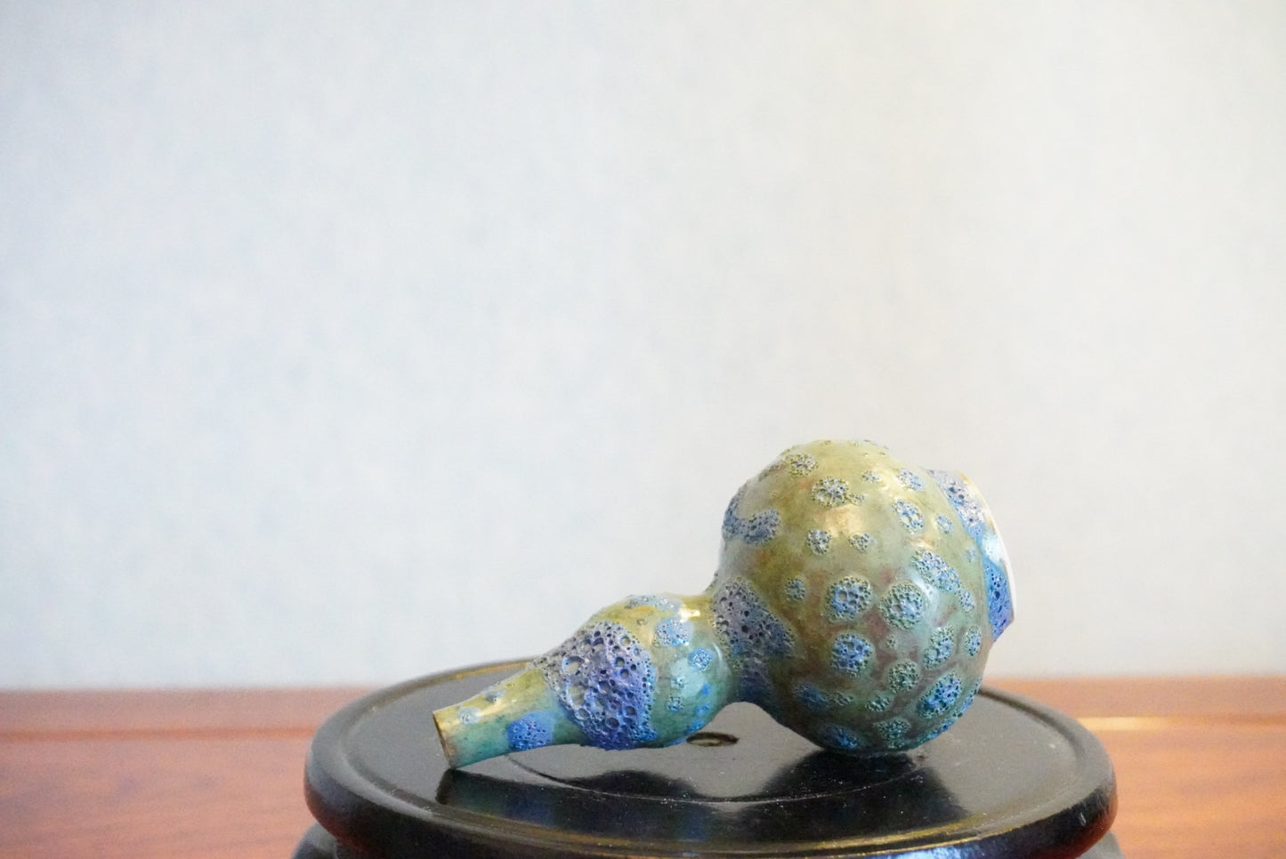 Cute mini unique bubble glazed vases