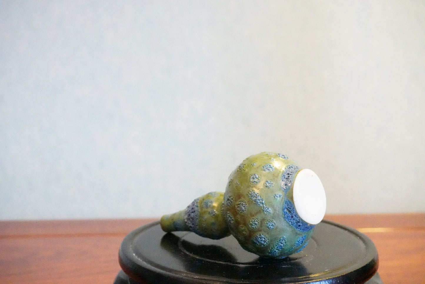 Cute mini unique bubble glazed vases