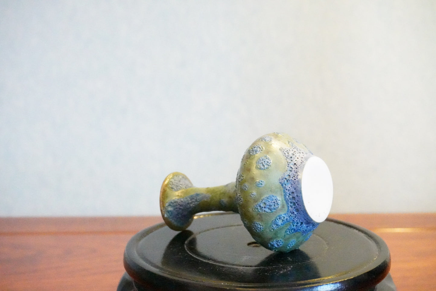 Cute mini unique bubble glazed vases