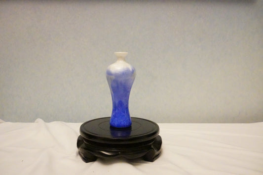 Mini Crackle Glazed Unique Ceramic Vase 100% Handmade