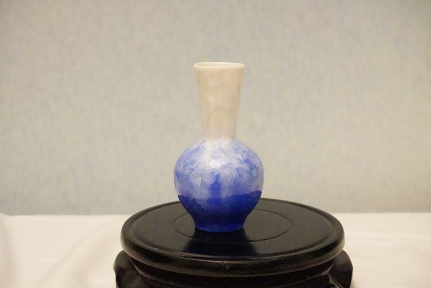 Mini Crackle Glazed Unique Ceramic Vase 100% Handmade