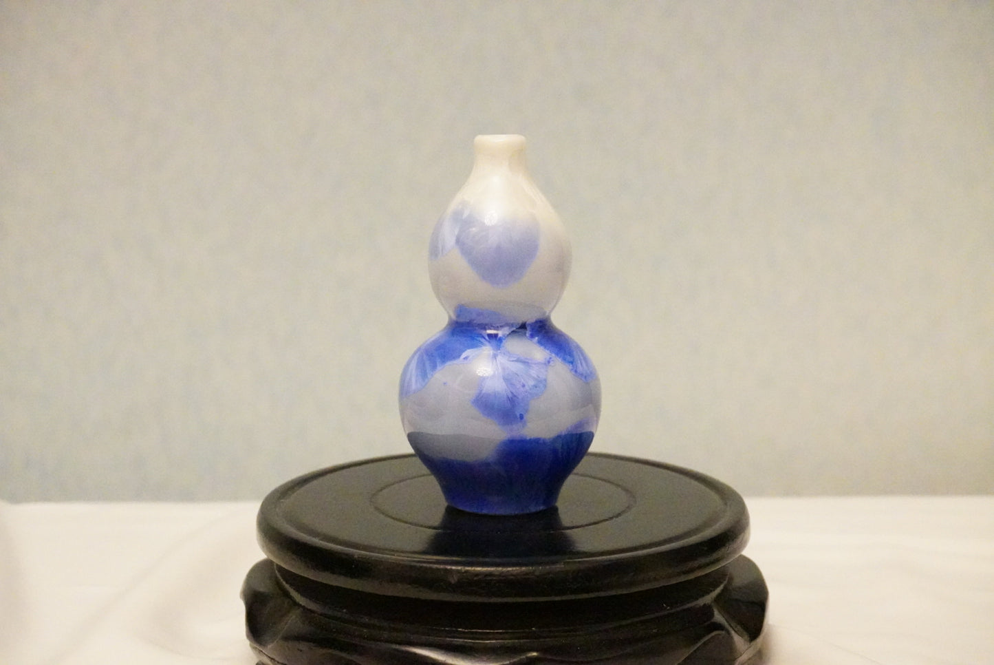 Mini Crackle Glazed Unique Ceramic Vase 100% Handmade