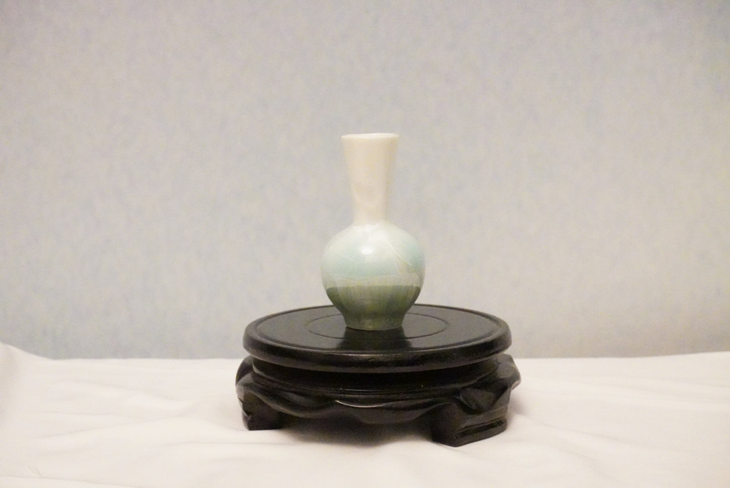 Mini Crackle Glazed Unique Ceramic Vase 100% Handmade