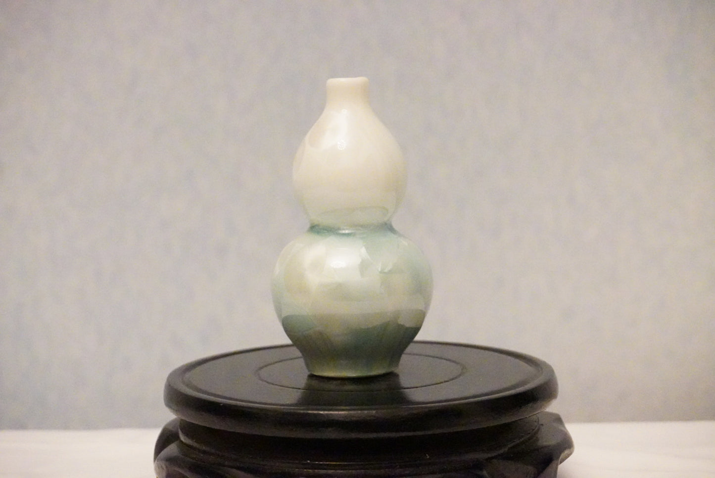 Mini Crackle Glazed Unique Ceramic Vase 100% Handmade