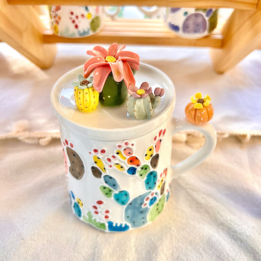 Handmade Cactus Cup Set