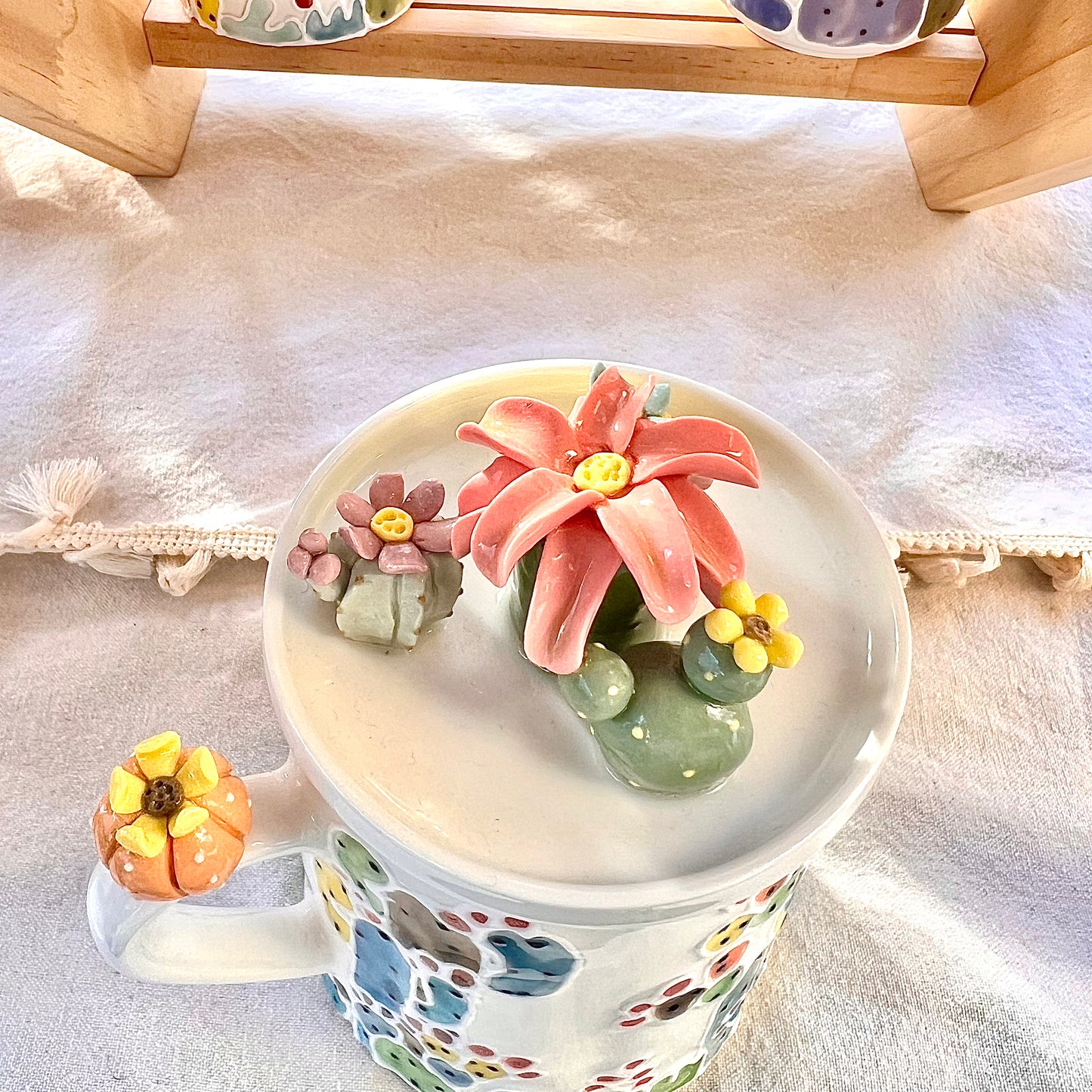 Handmade Cactus Cup Set