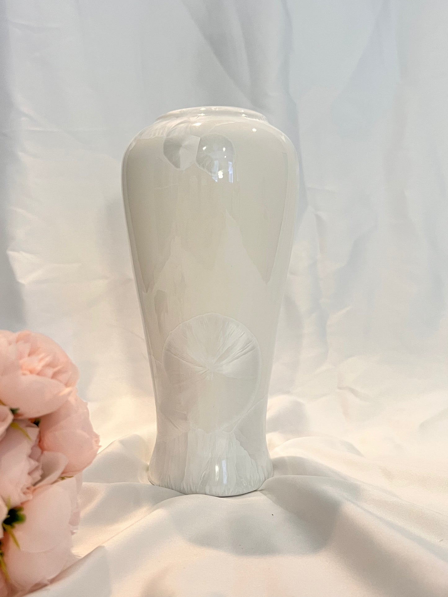 Large Crackle Glazed Unique Ceramic Vase 100% Handmade Vases for real or dried flowers