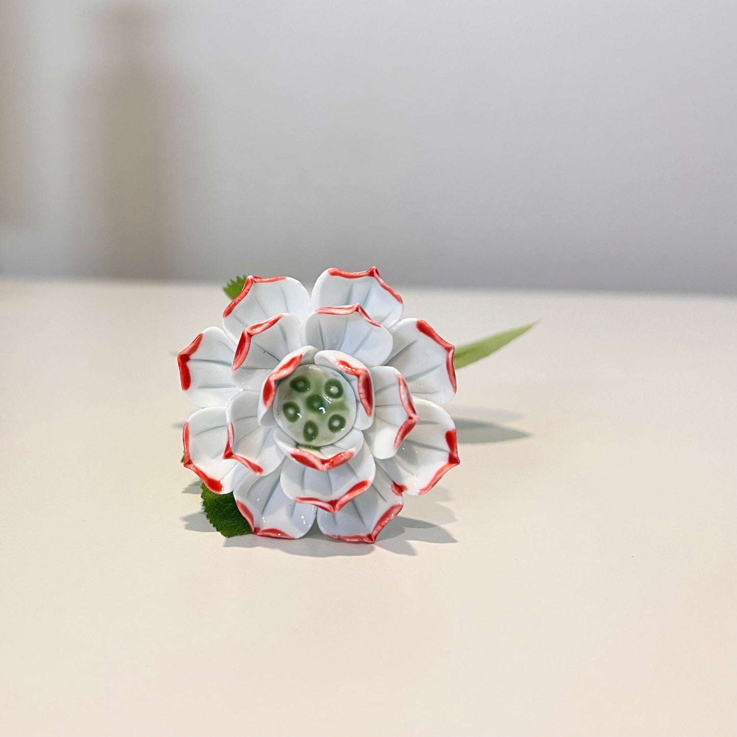 100% Handmade Ceramic Lotus | Ceramic Flower | Small Ceramic Flowers