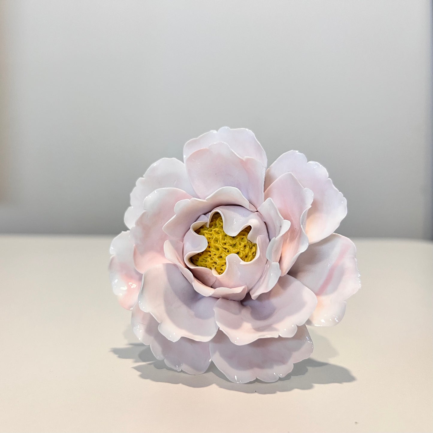 100% Handmade Ceramic Peony Flowers | Ceramic Flower | Large Ceramic Flowers