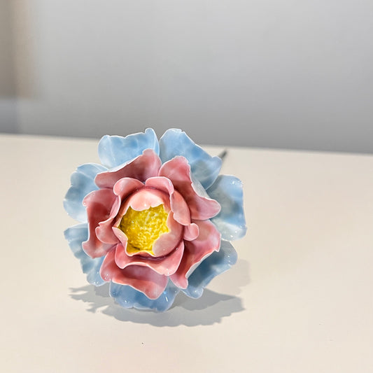 100% Handmade Ceramic Peony Flowers | Ceramic Flower | Large Ceramic Flowers