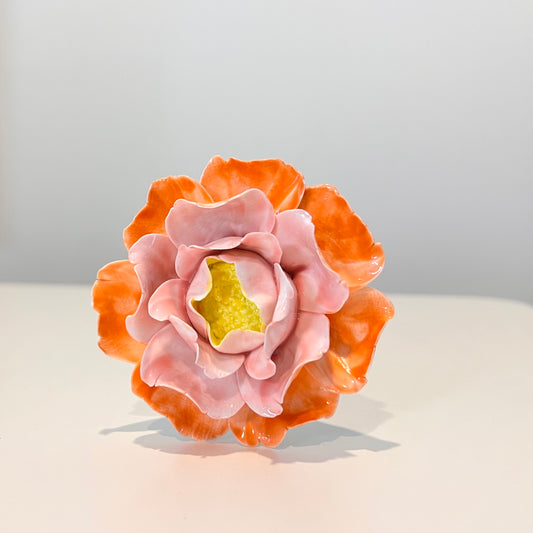100% Handmade Ceramic Peony Flowers | Ceramic Flower | Large Ceramic Flowers