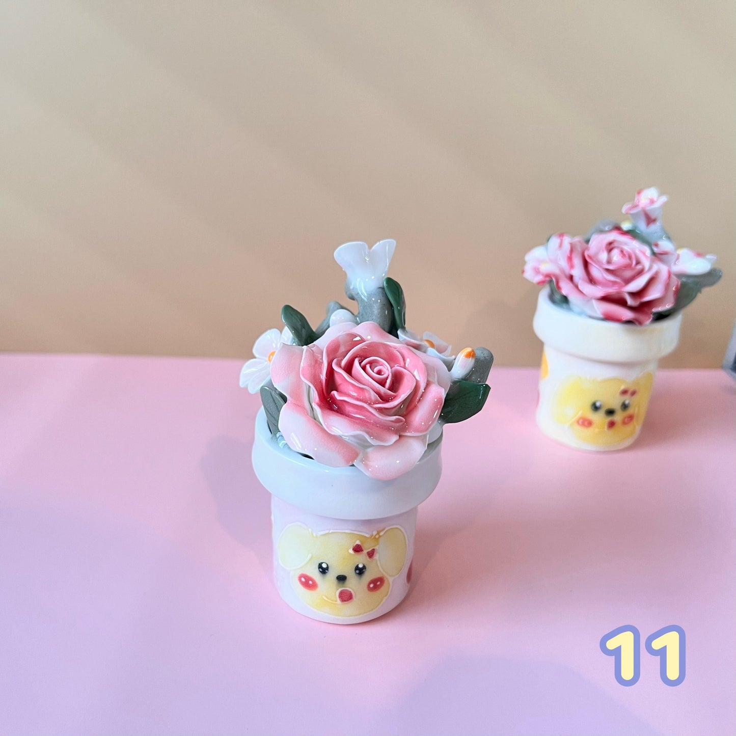 Handmade Ceramic Flower-in-pot Diffuser