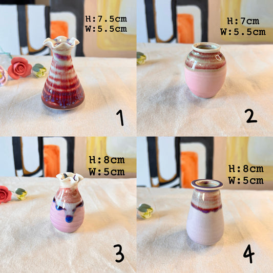 Desktop Art Tiny Vase Decor & 100% Handmade Vase