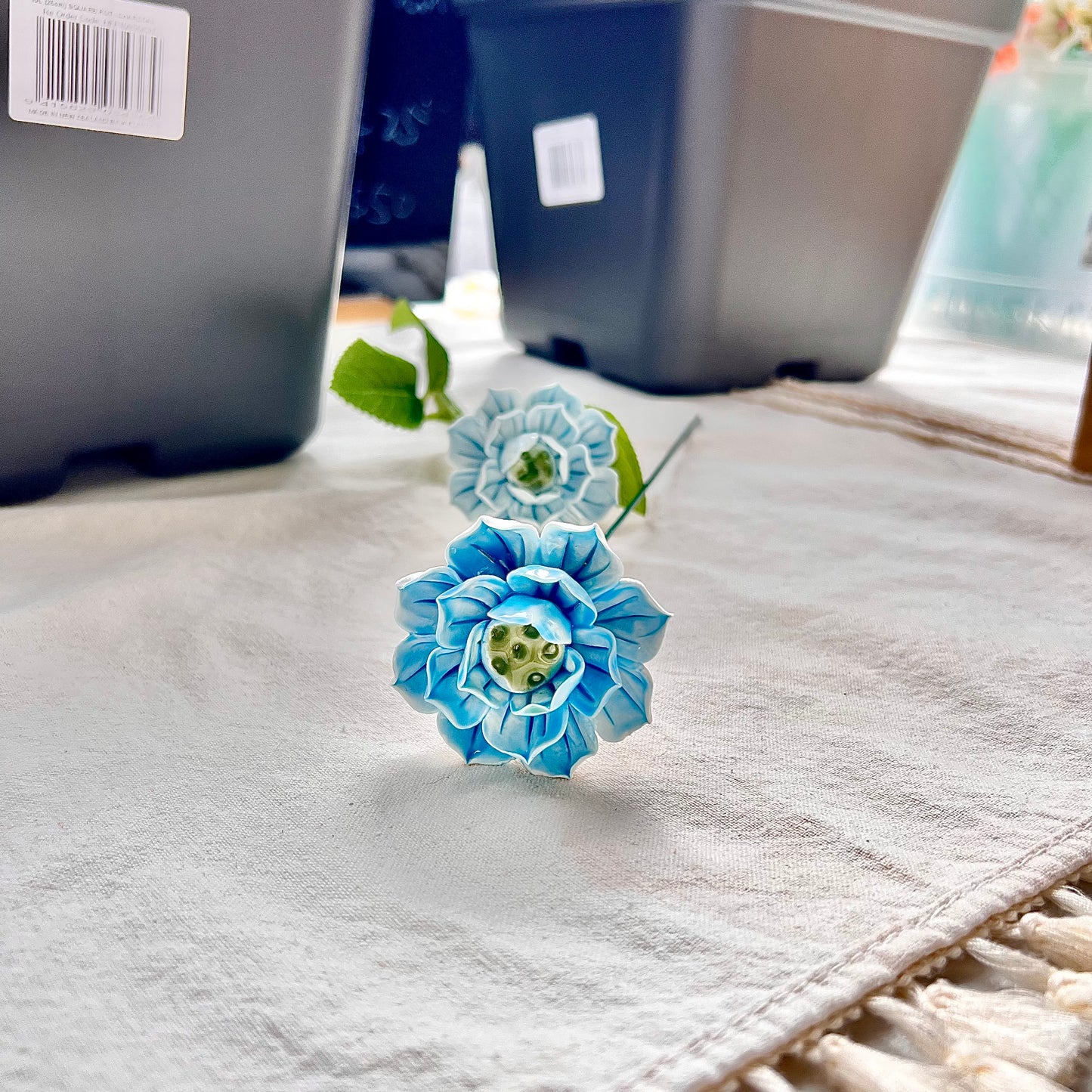 100% Handmade Ceramic Lotus | Ceramic Flower | Small Ceramic Flowers