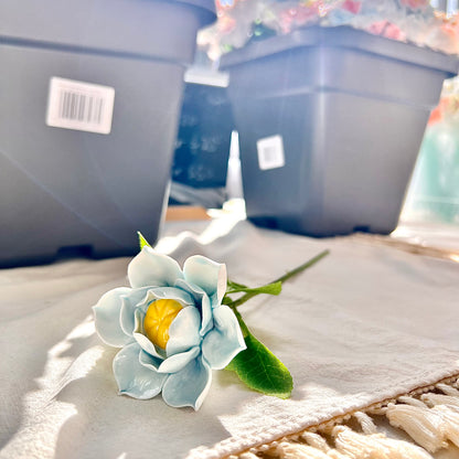 Handmade Ceramic Lotus Flower: Elegant Flower Arrangement, Lasting Decor