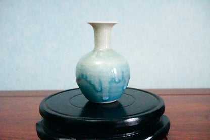 Cute mini unique glazed vases
