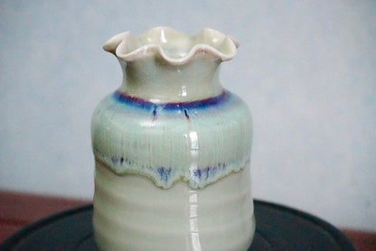 Cute mini unique glazed vases