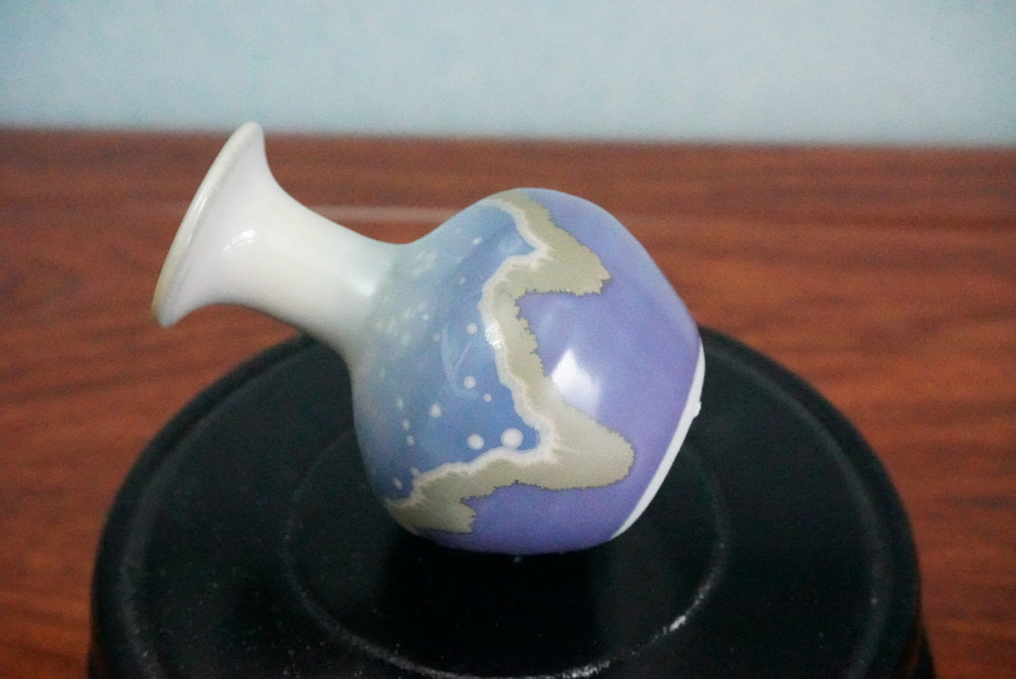 Cute mini unique glazed vases