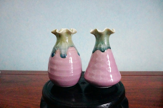 Cute mini unique glazed vases