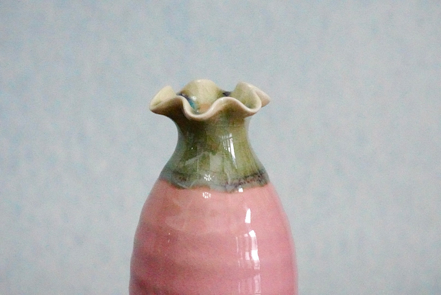Cute mini unique glazed vases