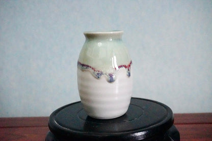 Cute mini unique glazed vases
