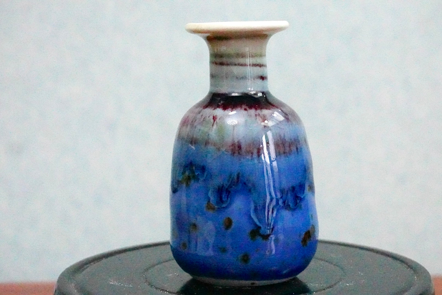 Cute mini unique glazed vases