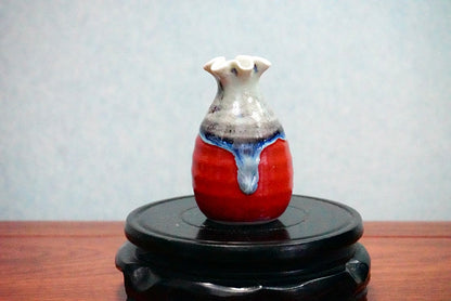 Cute mini unique glazed vases