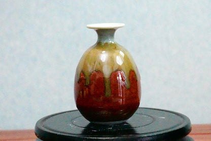 Cute mini unique glazed vases