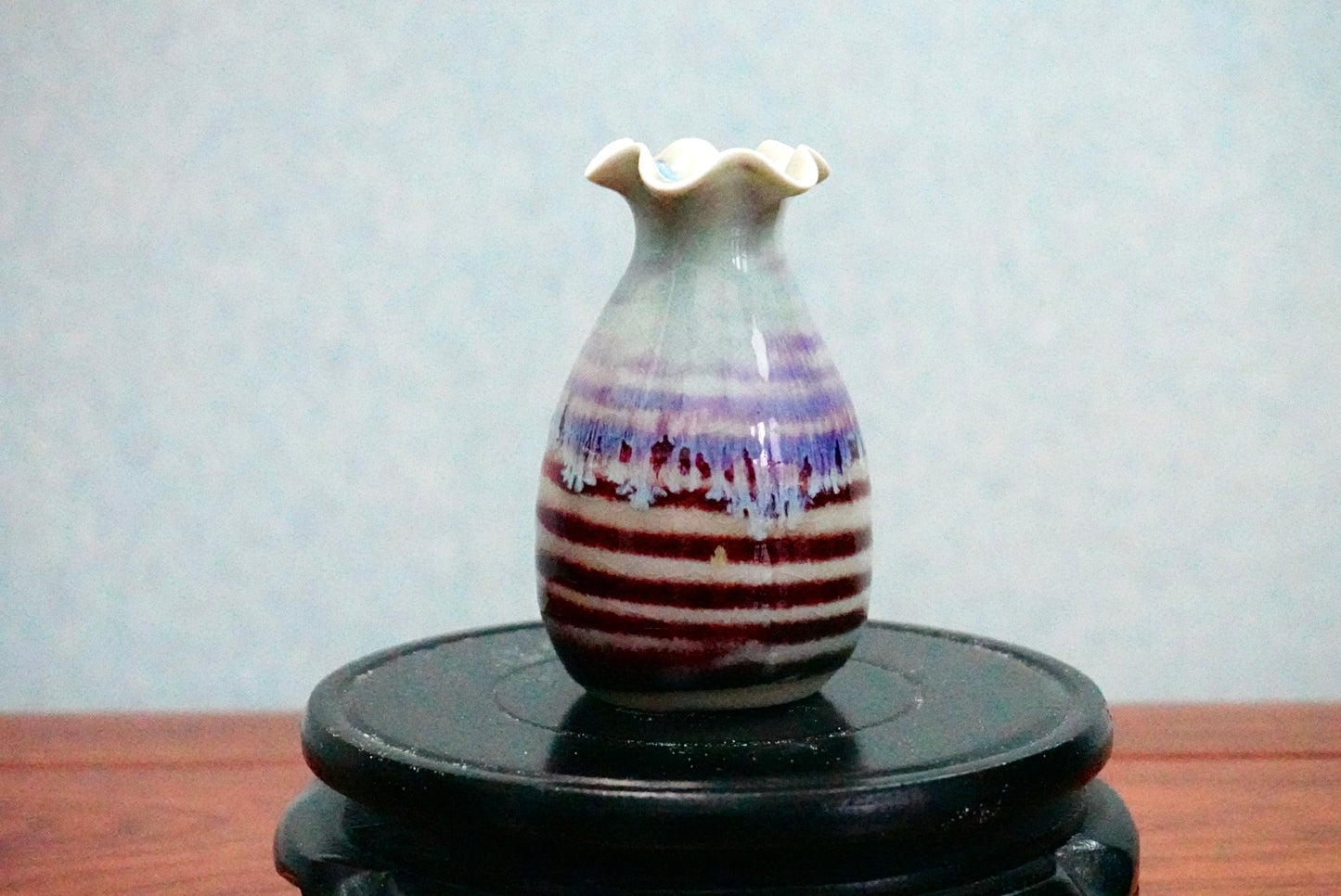 Cute mini unique glazed vases