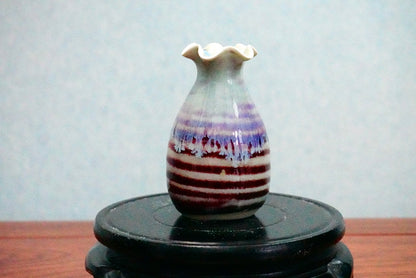 Cute mini unique glazed vases