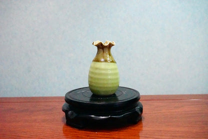 Cute mini unique glazed vases