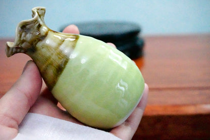 Cute mini unique glazed vases