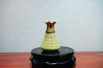 Cute mini unique glazed vases