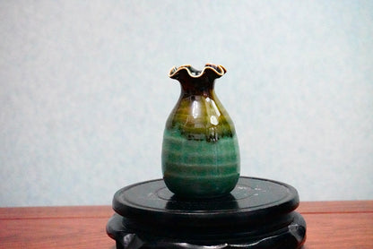 Cute mini unique glazed vases