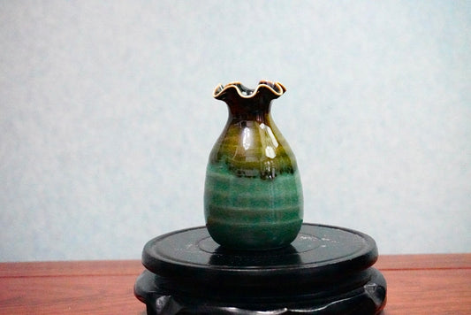 Cute mini unique glazed vases