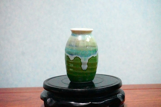 Cute mini unique glazed vases