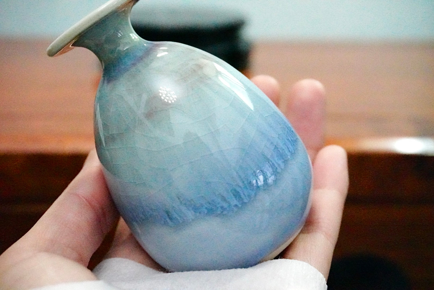 Cute mini unique glazed vases