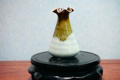 Cute mini unique glazed vases