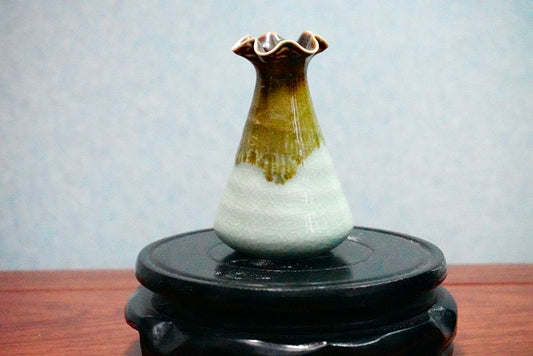 Cute mini unique glazed vases