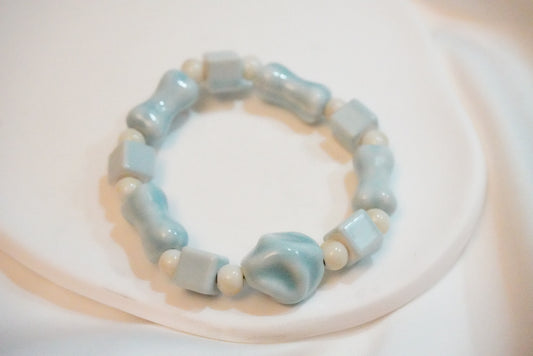 Baby Blue Ceramic Bracelet