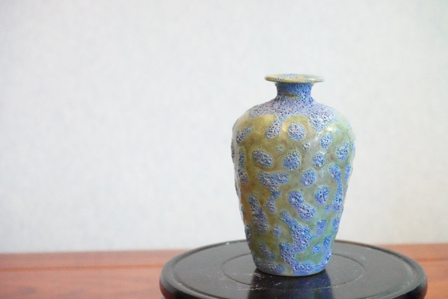 Cute mini unique bubble glazed vases