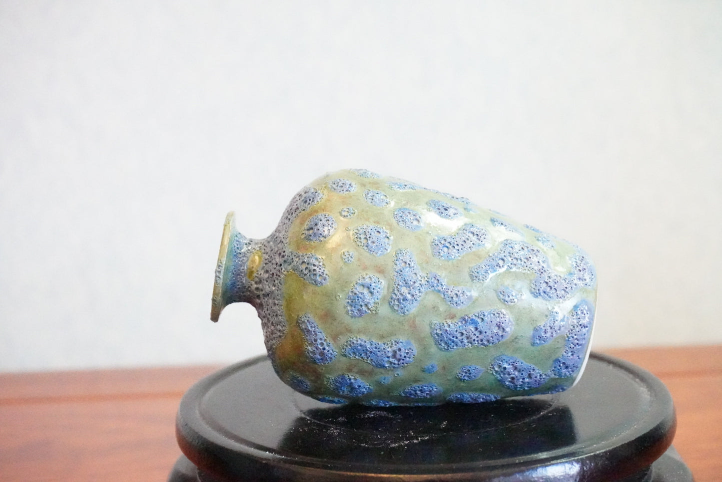 Cute mini unique bubble glazed vases