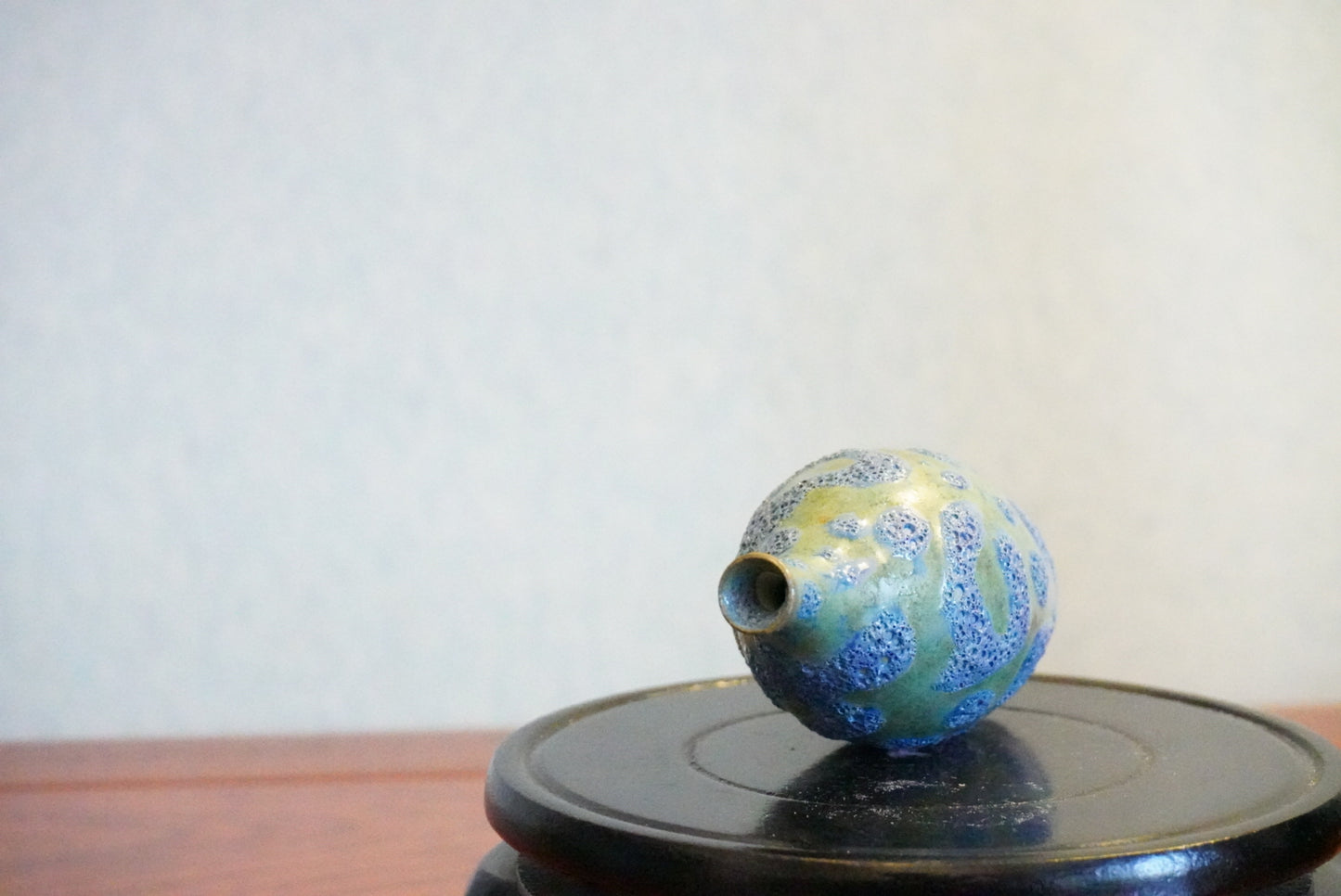Cute mini unique bubble glazed vases