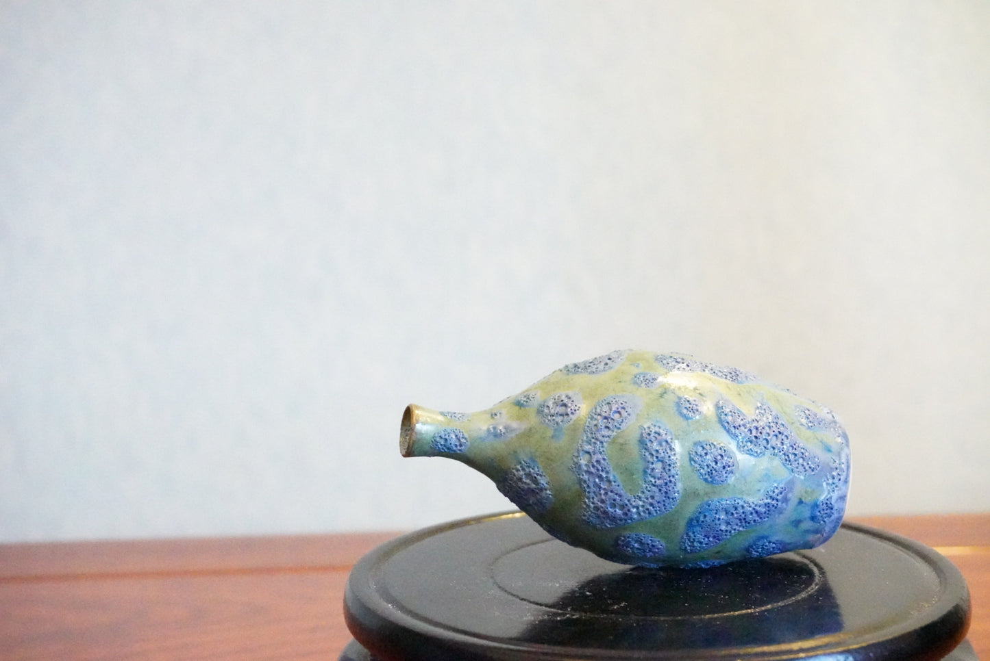 Cute mini unique bubble glazed vases