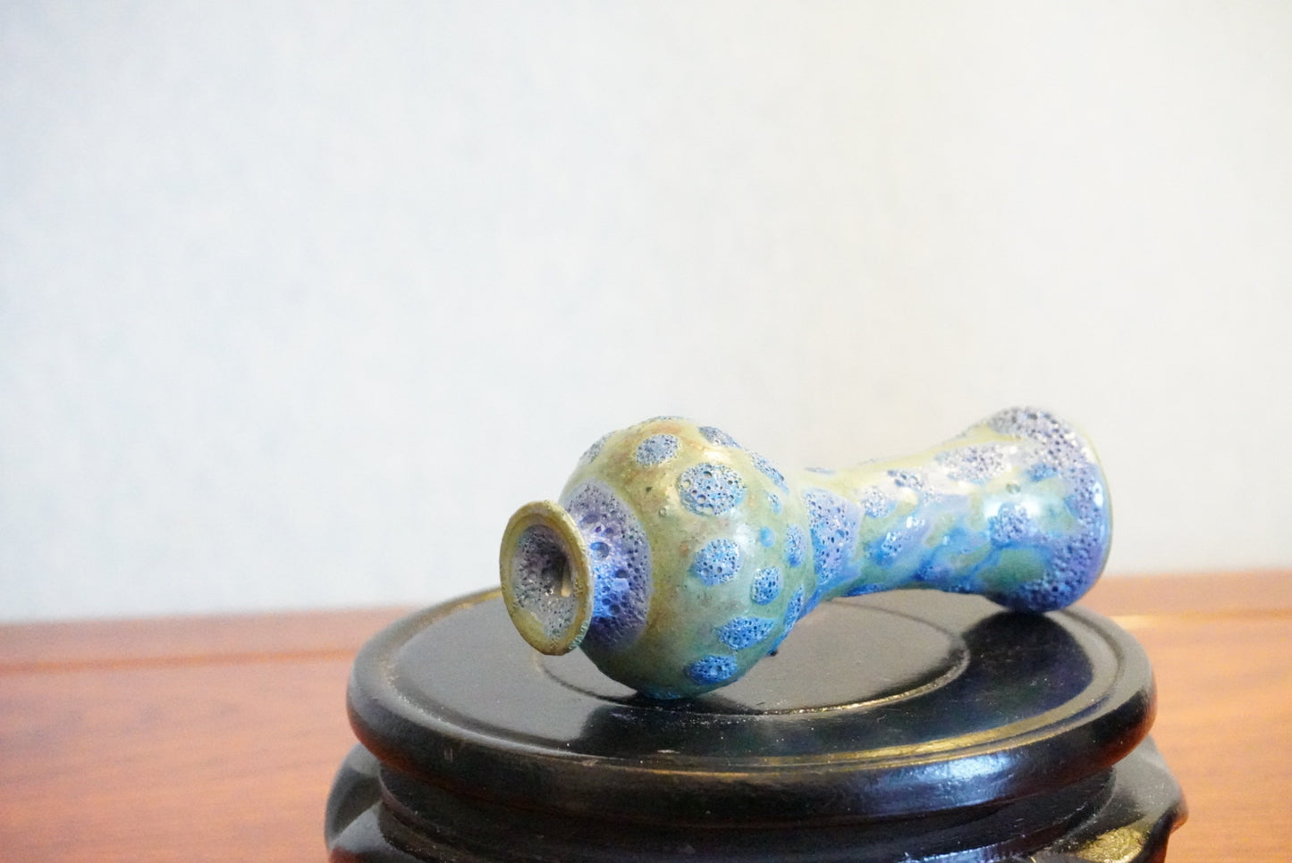 Cute mini unique bubble glazed vases